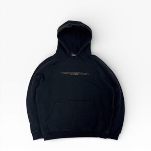 Alphalete Athletics Hoodie Mens Medium Black Fleece Lined Sweatshirt Logo Gym